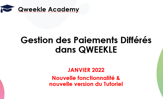 tuto les paiements différés
